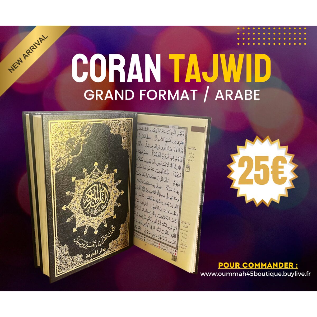 Coran TAJWID Hafs Arabe