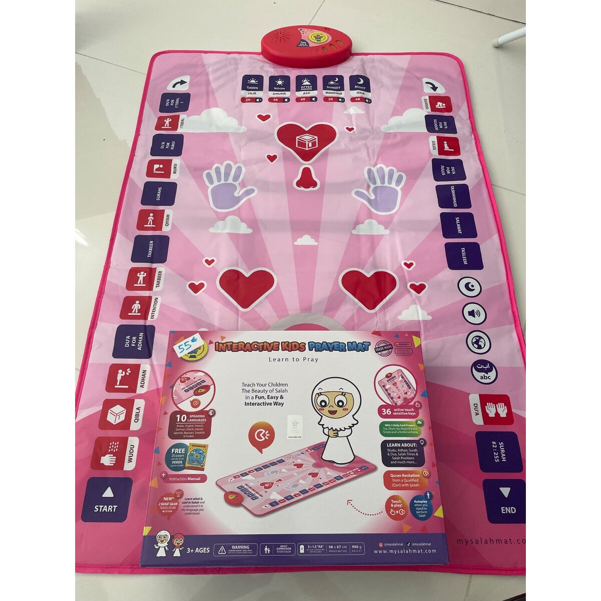 Tapis fille electronique
